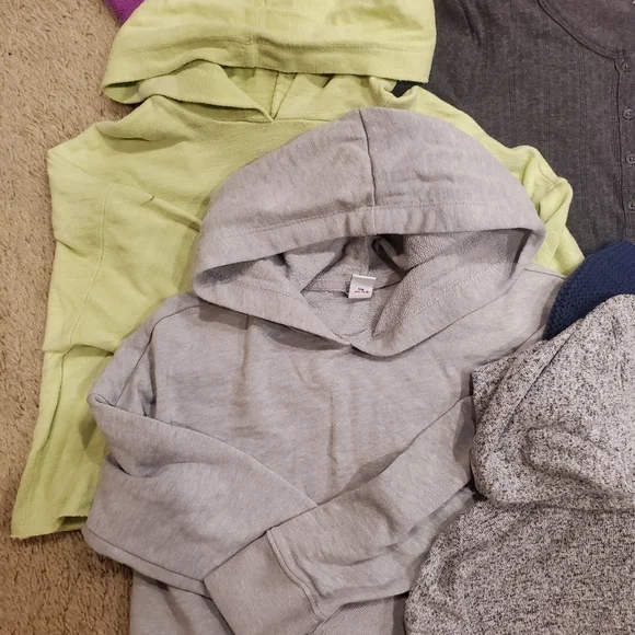 GAP Kids Long Sleeve Tees - Purple, Pink, Lime, Gray, Navy - Picture 3 of 5